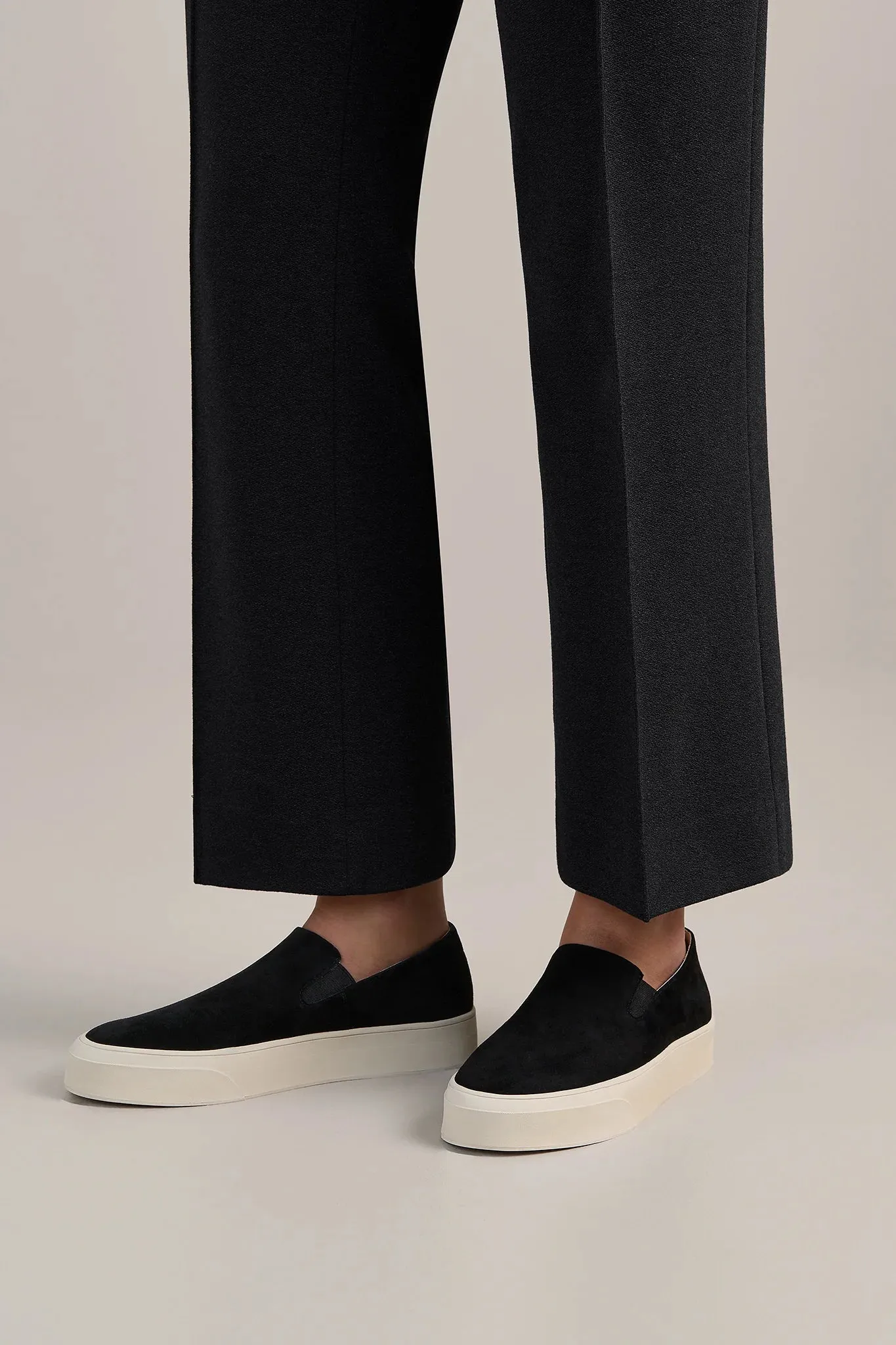 A.Emery The August Sneaker - Black Suede