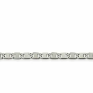 Chisel Stainless Steel Polished 5mm Anchor Chain 8 Inch Bracelet