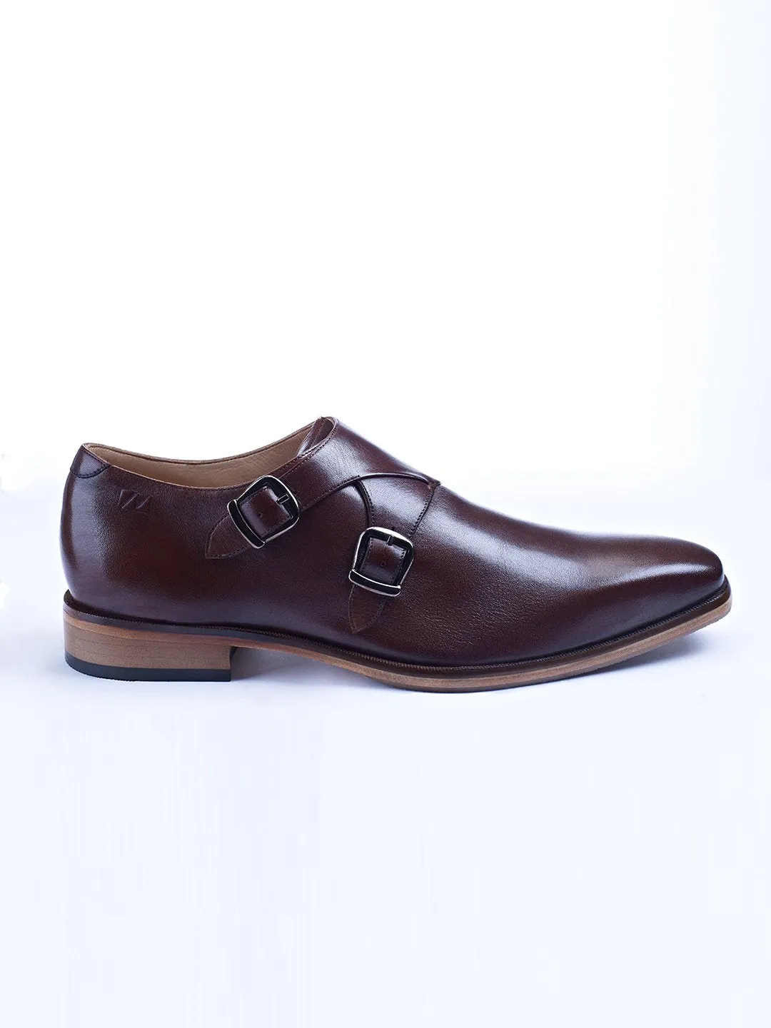 Classic Double Buckle Monk Shoes