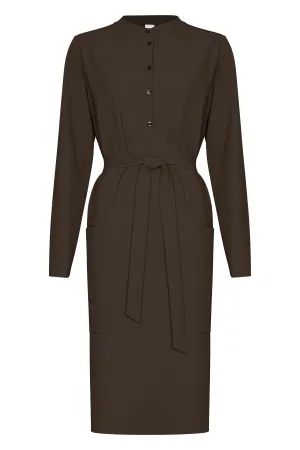 Dress | Bonded Travel | Maky | Chocolate