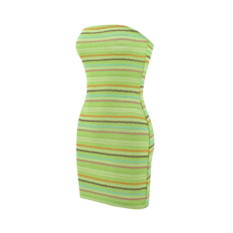 Ivyshape | Chic Striped Mini Dress