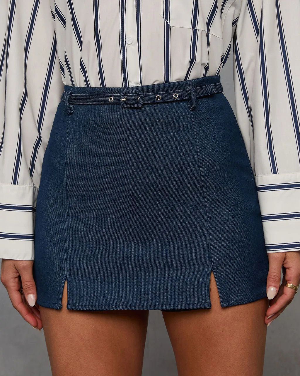 Liera Belted Mini Skort
