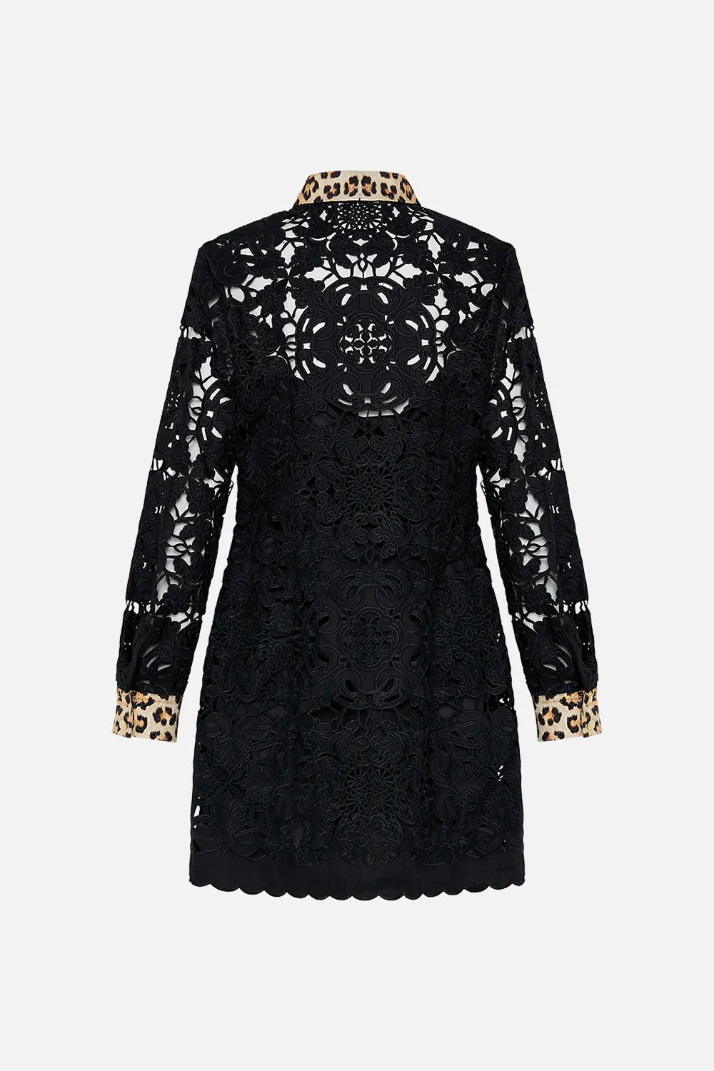 LONG SLEEVE TUNIC DRESS HEART LIKE A WILDFLOWER