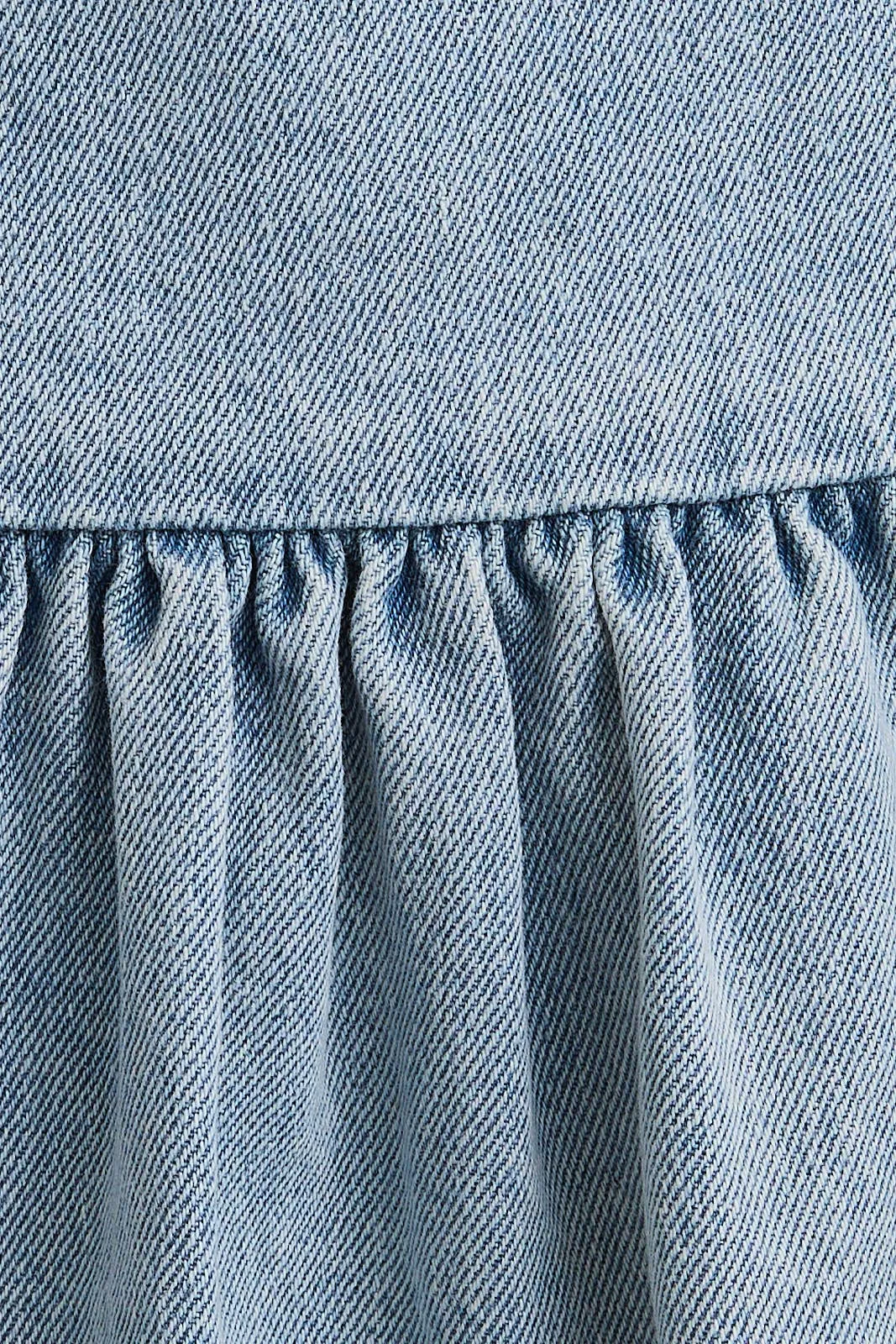 LOW WAIST DENIM DRESS