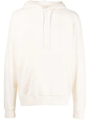 Marcelo Burlon Tempera Cross Regular Hoodie Ecru White