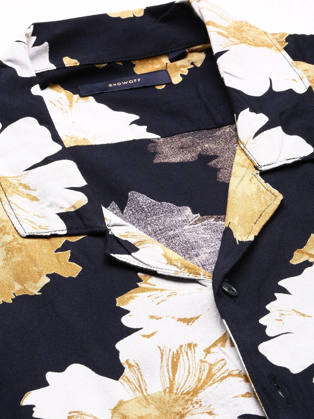 Men Navy Printed Co ordSet