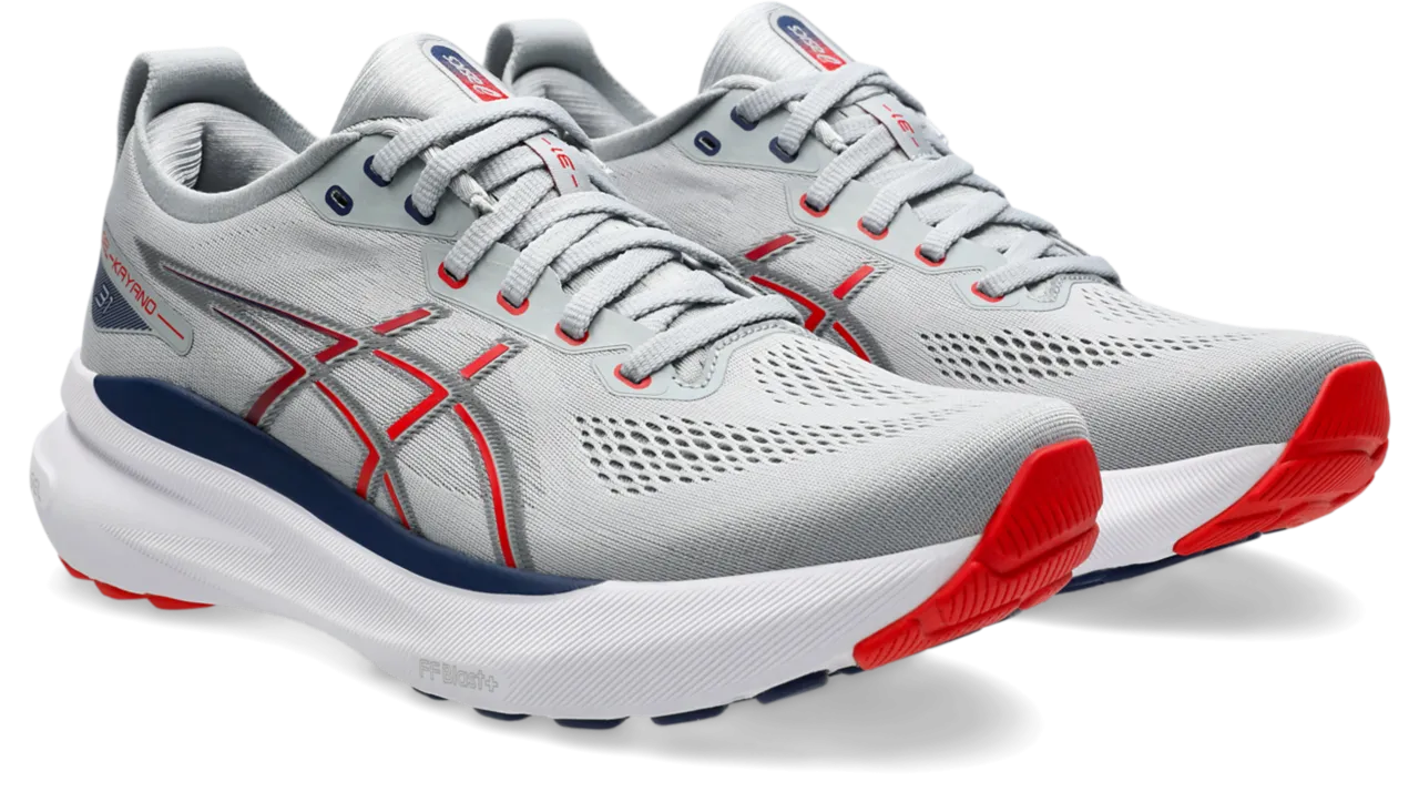 Men's GEL-Kayano 31 (021 - Piedmont Grey/Fiery Red)