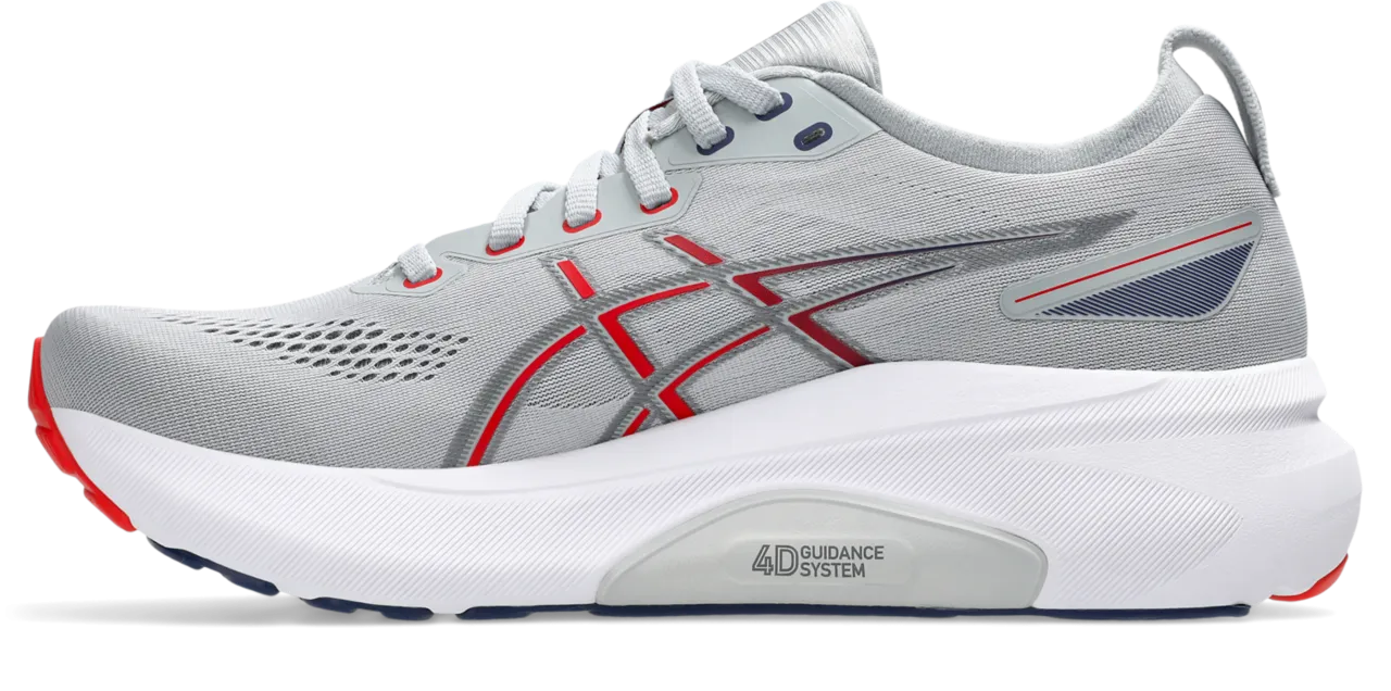Men's GEL-Kayano 31 (021 - Piedmont Grey/Fiery Red)
