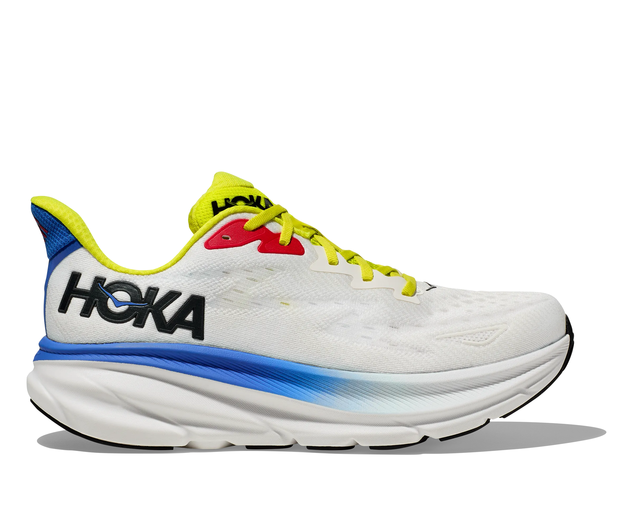 Men's Hoka Clifton 9 1127895BVB Color: Blanc de Blanc/Virtual Blue