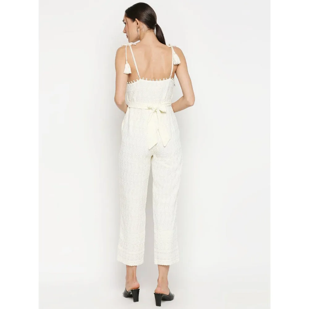 MONK & MEI Aiko- Embroidered Jumpsuit