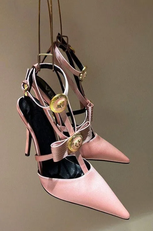 One-strap high heel sandals