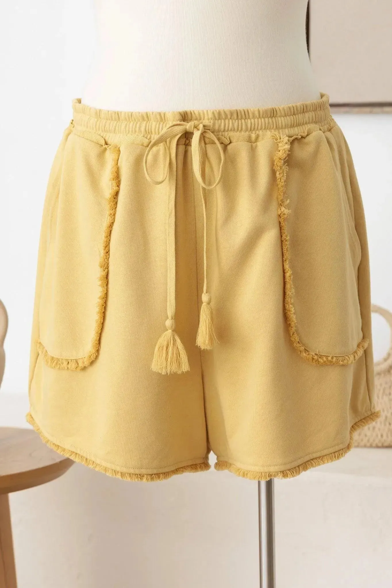 Plus Size Fringe Hem Relaxed Fit Lounge Set