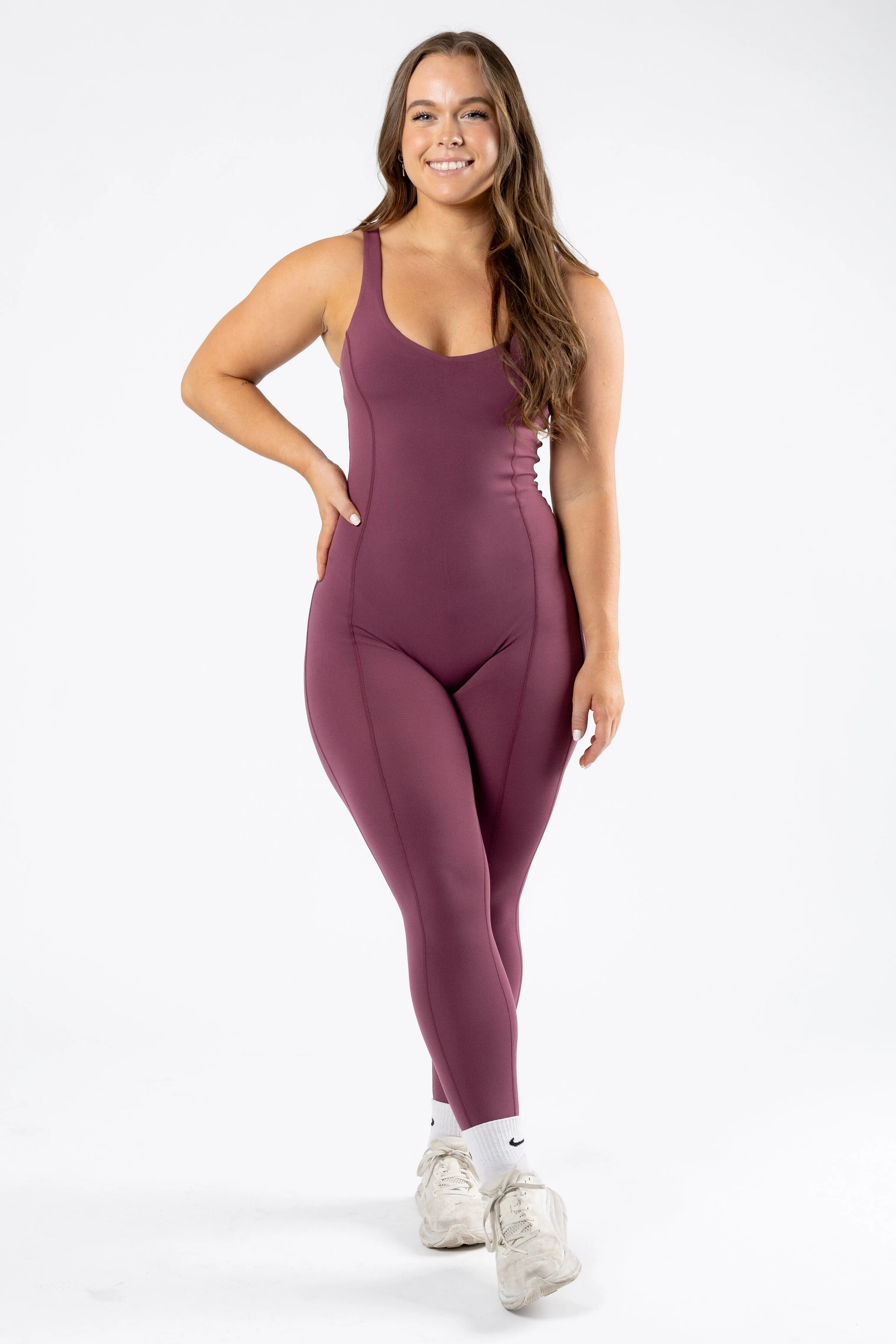 Reluna AirBrushed Sculptseam® Jumpsuit Rose