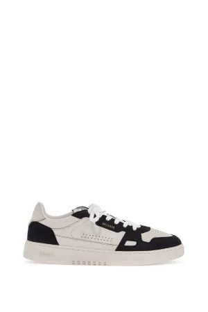 SNEAKER DICE LO BEIGE AND BLACK IN LEATHER AND SUEDE WITH RECYCLED MATERIALS