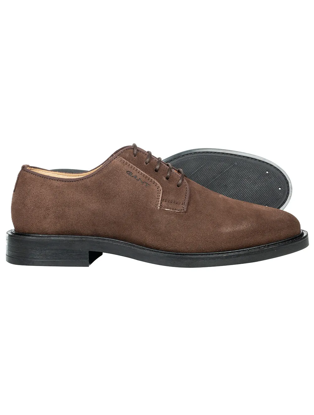 St Akron Low Suede Shoes Brown