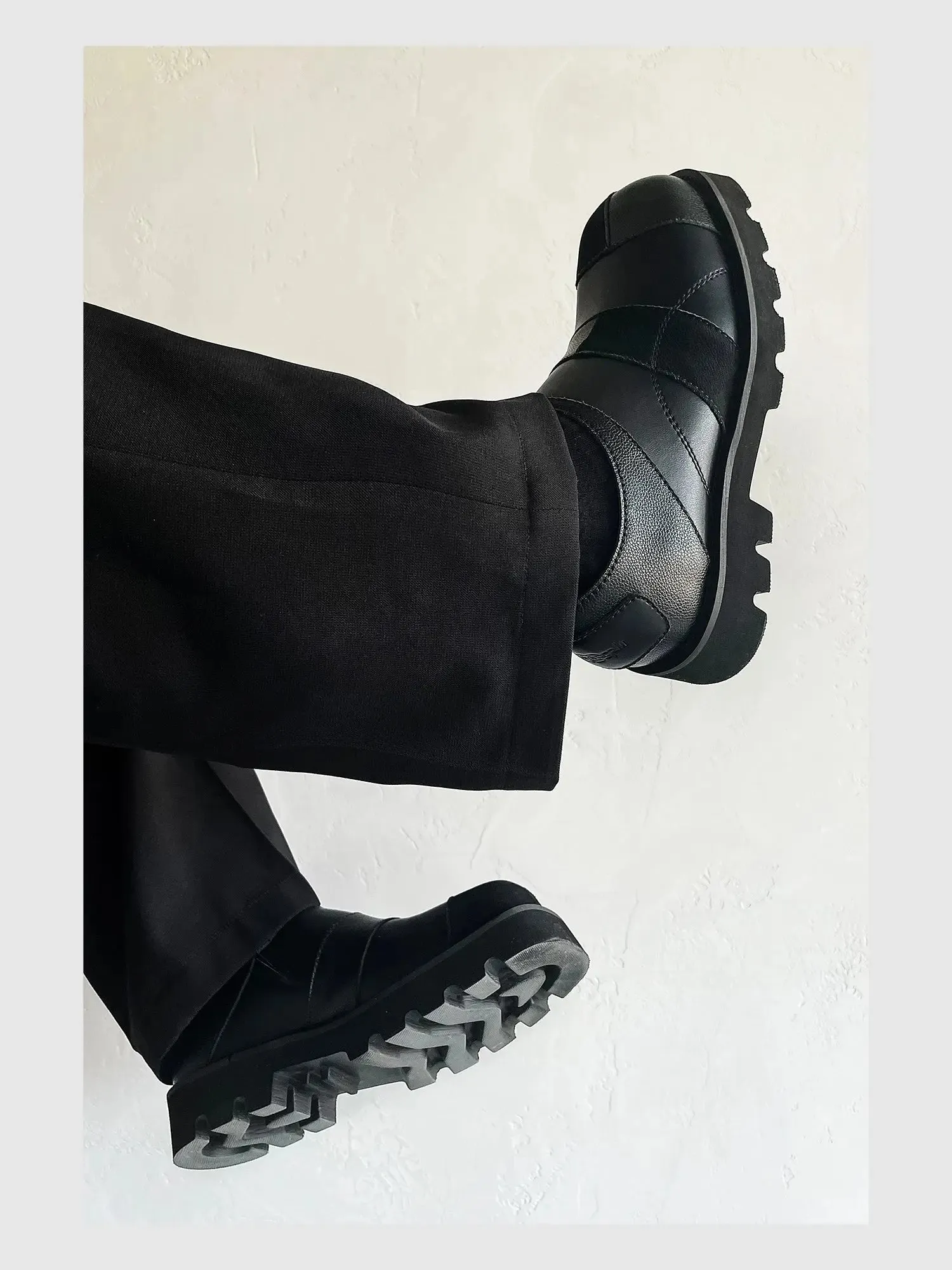 Stitching Square Toe Casual Shoes