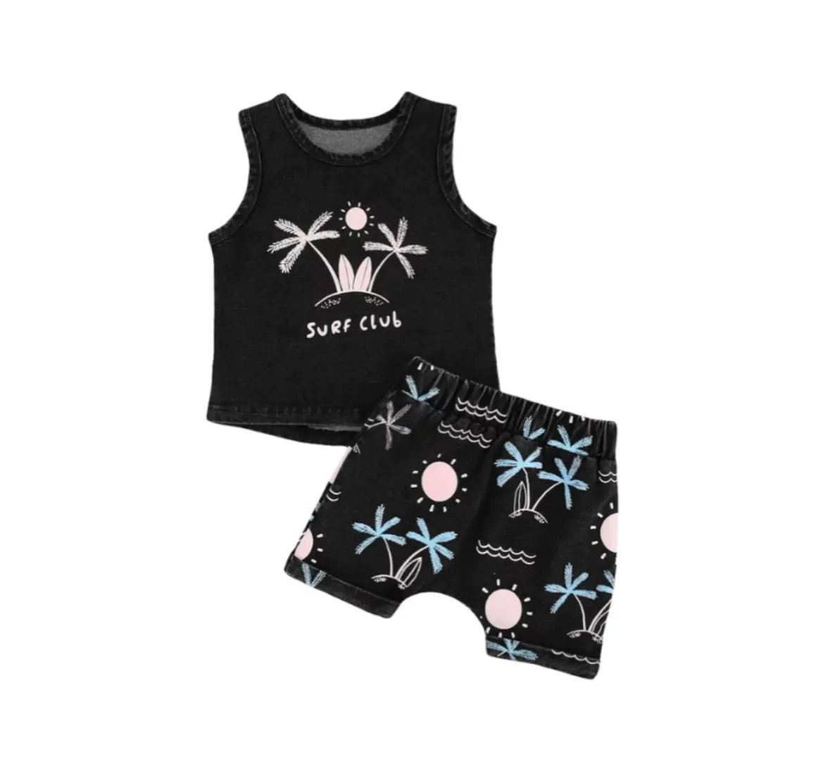 Stone Wash Surfer - Boys Set