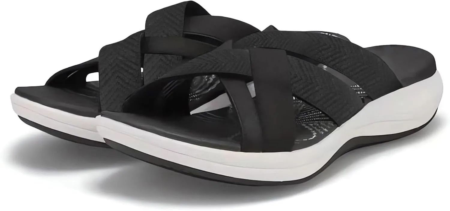 Summer Sandals for Women 2025 Trendy Beach Casual Wide Shoes Dressy Plus Size Comfort Walking Boho Holiday Samdals