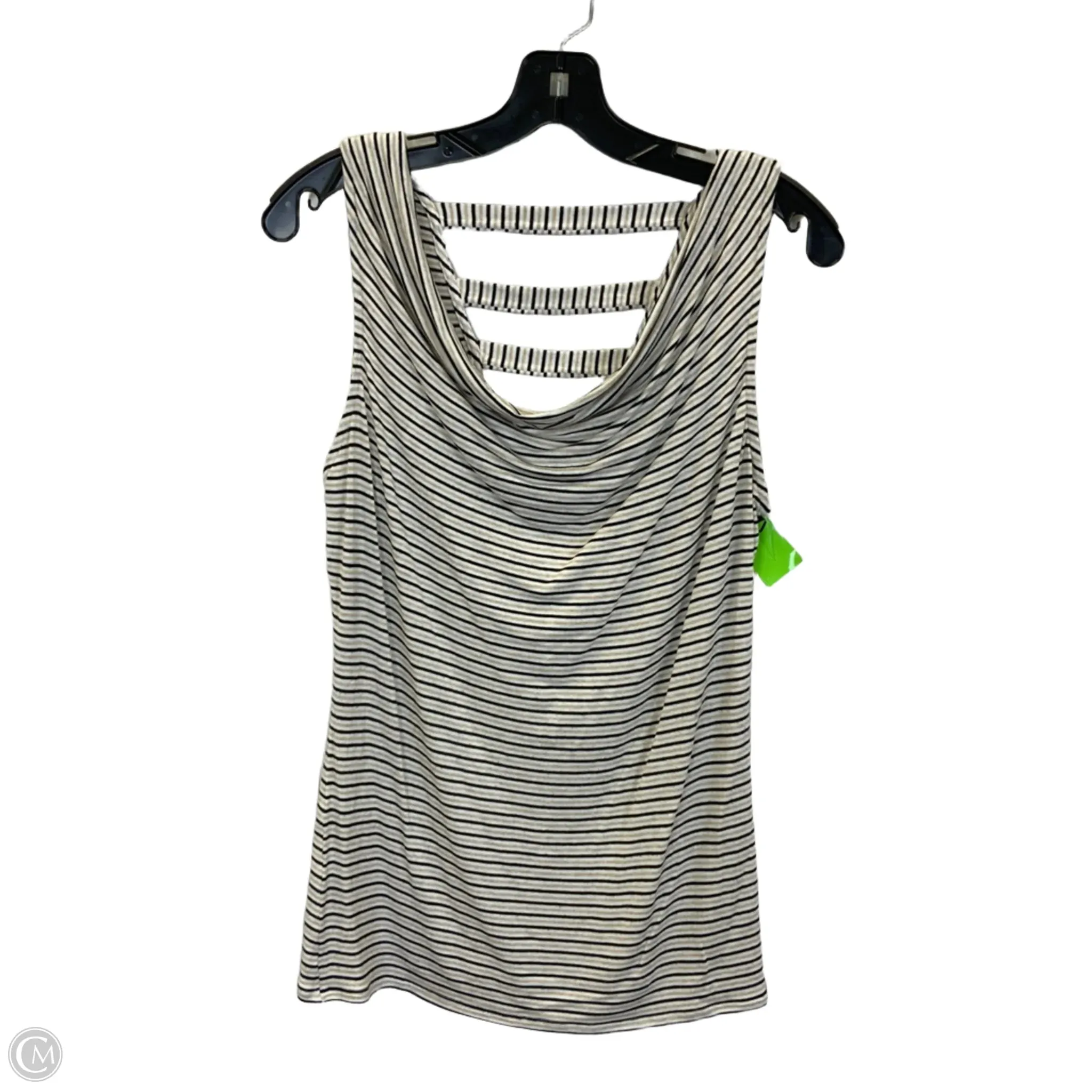 Top Sleeveless By White House Black Market In Striped Pattern, Size: M