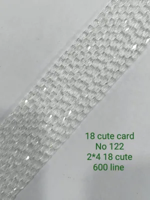 Transparent 18 Cut Crystal Beads