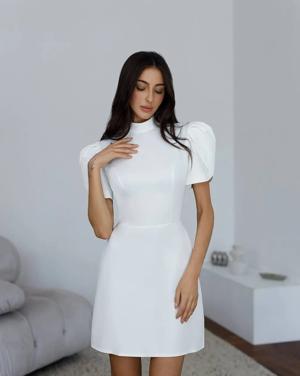 White mini dress “Vermilia”