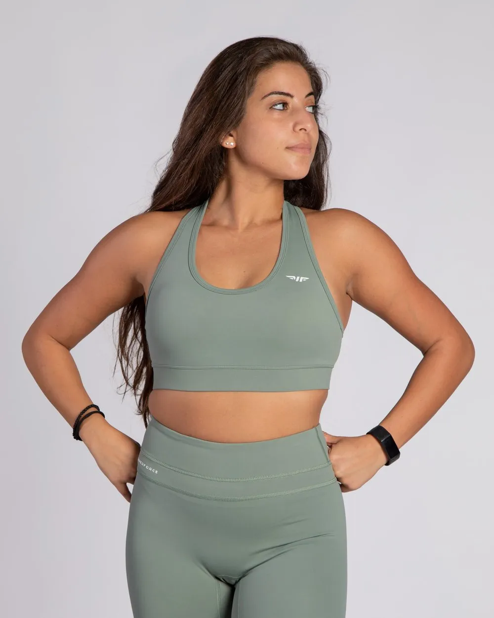 Winnerforce Women Yassma Training Bra Avocado Green