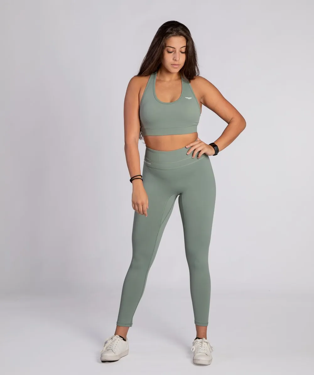 Winnerforce Women Yassma Training Bra Avocado Green