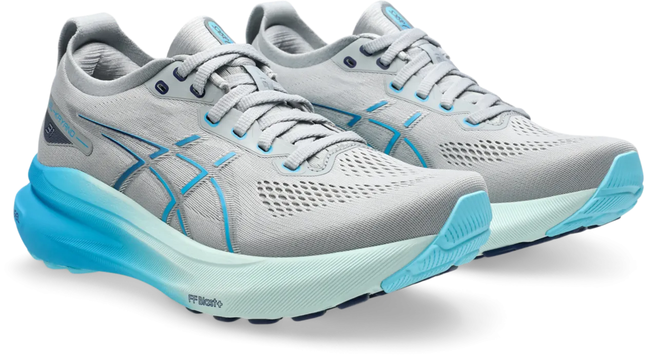 Women's GEL-Kayano 31 (022- Piedmont Grey/Digital Aqua)
