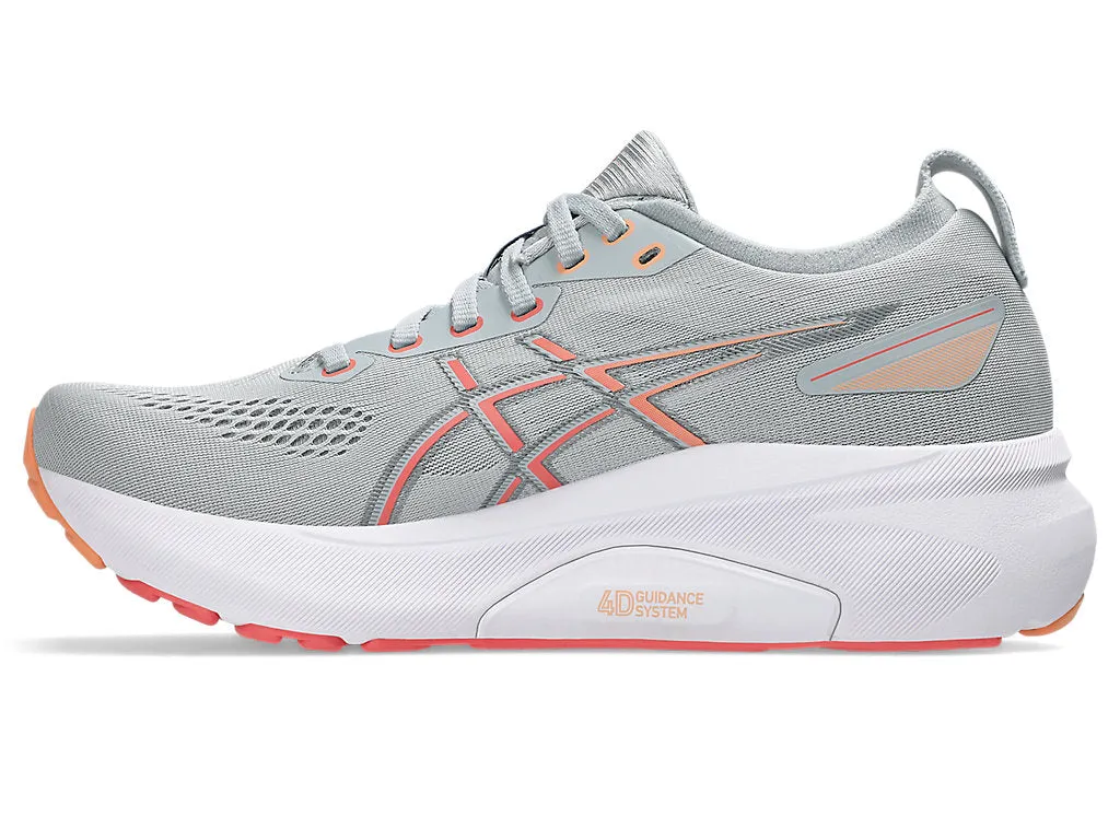 Women's GEL-Kayano 31 WIDE (023 - Piedmont Grey/Papaya)